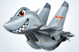 Illustration for article titled El ejército chino ahora tiene mascotas adorables e infantiles para sus aviones de guerra